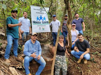 Nove propriedades rurais já foram beneficiadas com o projeto “Proteção de Fontes” da Sicredi Grandes Lagos PR/SP